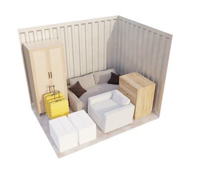 75 sq ft First Floor Unit storage unit