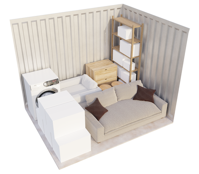 85 sq ft First Floor Unit storage unit