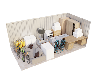 200 sq ft First Floor Unit storage unit